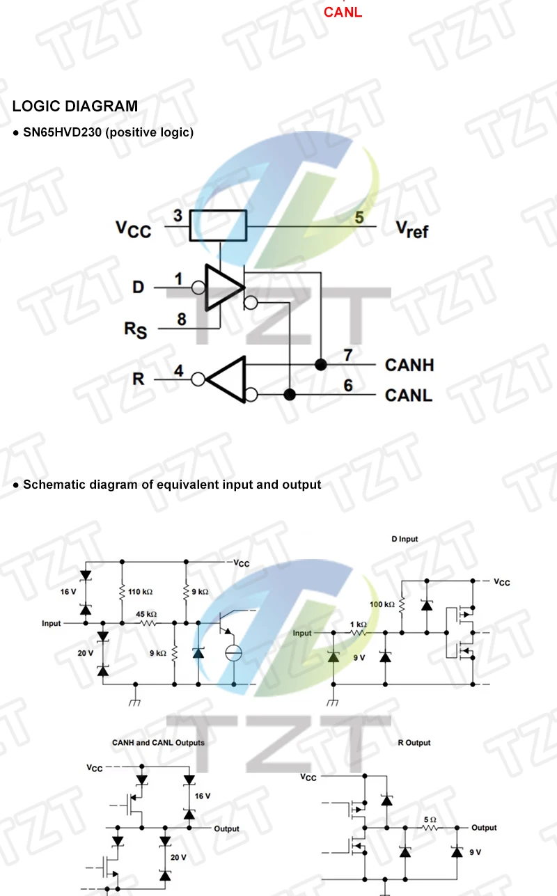SN65HVD230 VP230 CAN-Bus-Transceiver-Modul 3,3V Hochgeschwindigkeit für Arduino Entwicklungsboard Evaluierungskit Industrieller CAN-Bus – Detail 2