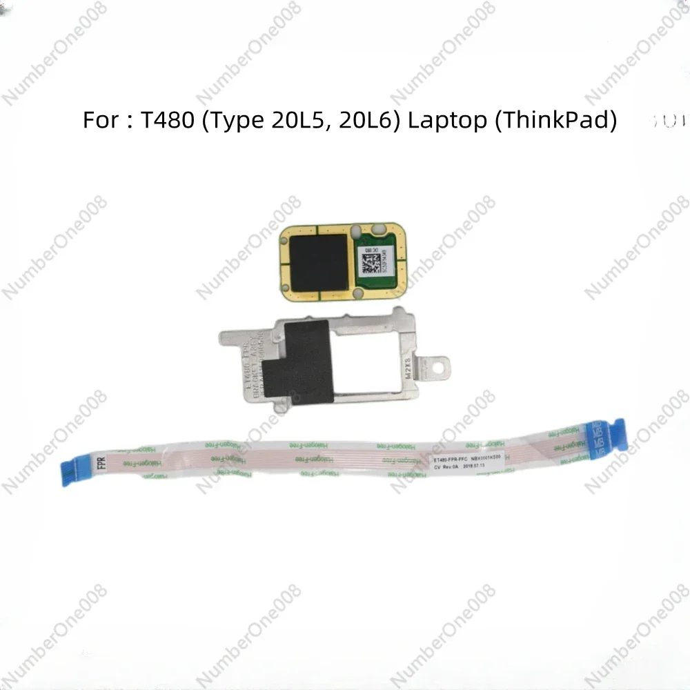 New For ThinkPad T480 A485 Laptop  Fingerprint and FPR FFC Cable and Fixed tablet press 1set FRU 01YR508