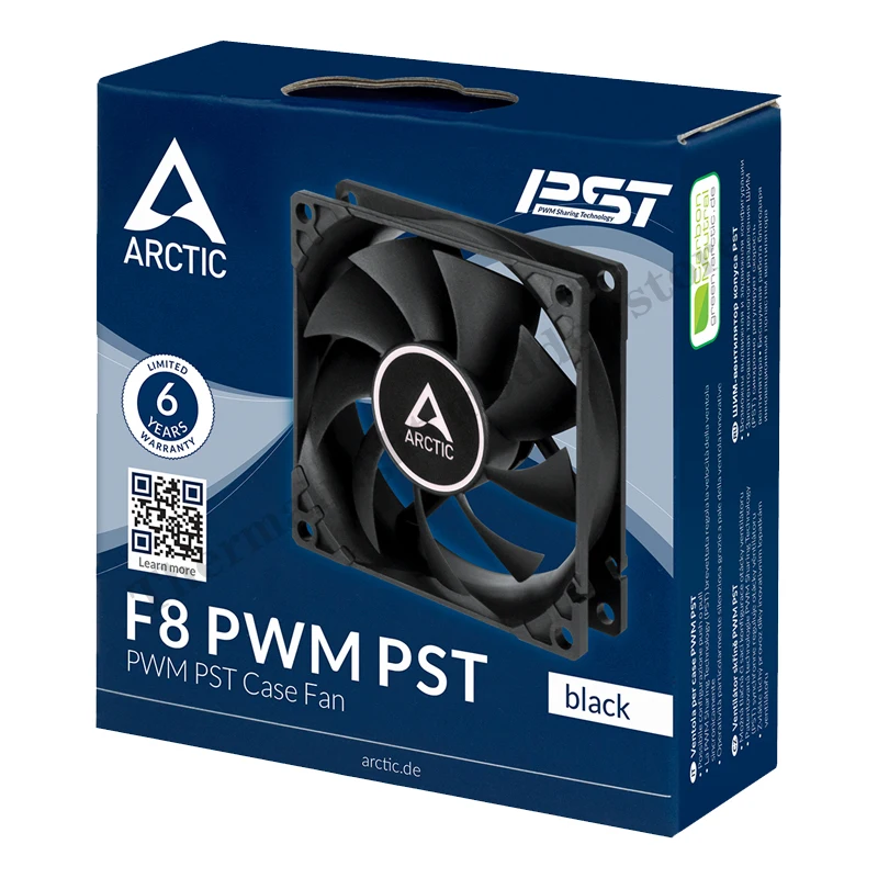 Arctic f8 pwm psd 8cm ventilador de caixa de computador 4pin pwm 2000rpm com controle de temperatura de corrente de margarida ajustar cpu cooler ventilador mudo