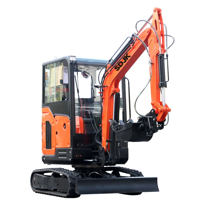 Factory Price 2.5 Ton Farm Excavators Mini Digger Customize Multifunctional Mini Escavatore With Attachment Customizable