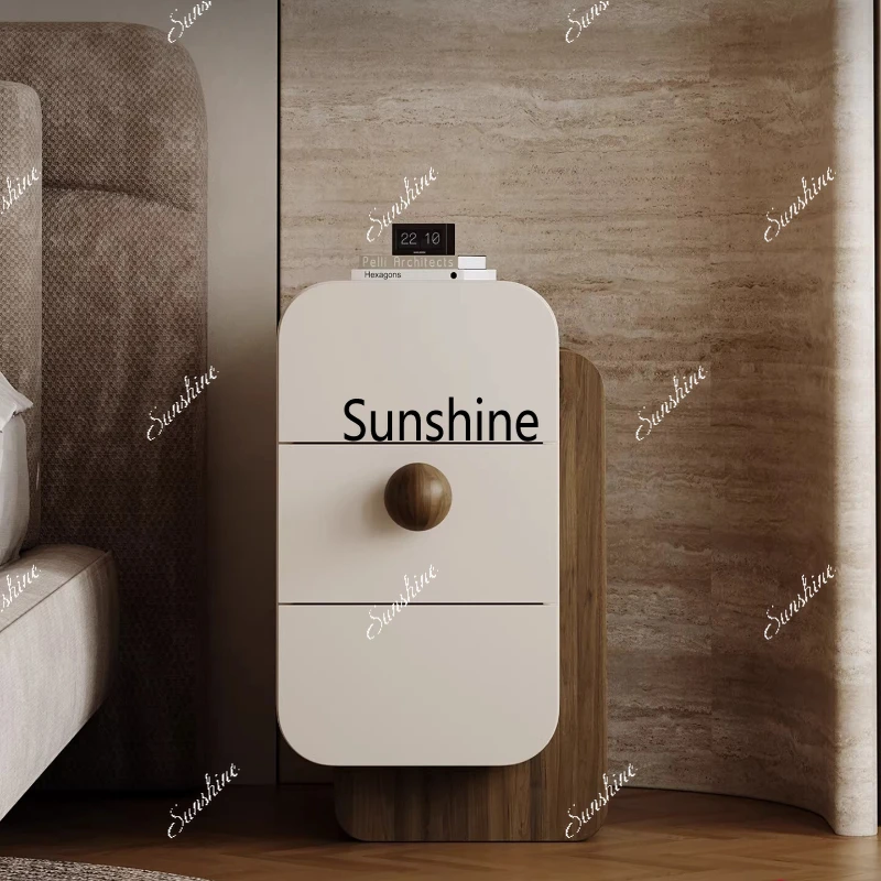 

Super narrow bedside table medieval solid wood drawer cabinet bedroom household storage cabinet