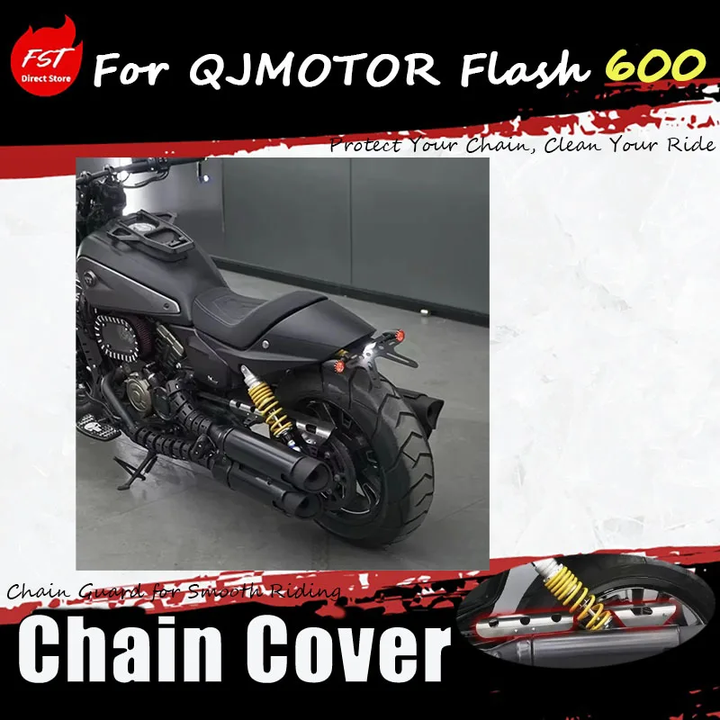 

Для QJMOTOR Flash 600 мы предлагаем защитный кожух цепи из нержавеющей стали в ретро-стиле, аксессуар для защиты от грязи и масла.