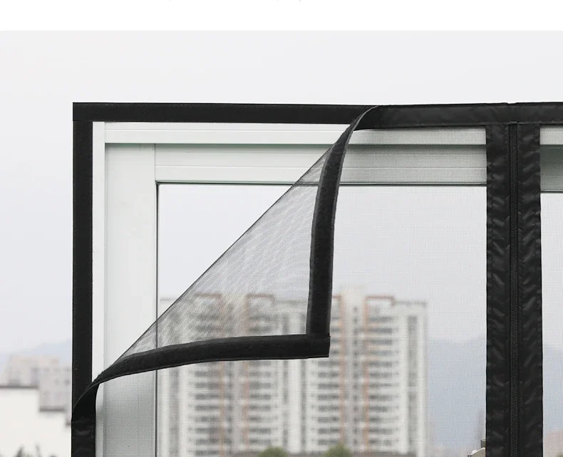 Zipper Mosquito Net, Window Mosquito Net Anti-mosquito Netting Anti-mosquito Window Screen Size Can Be Customized for windows