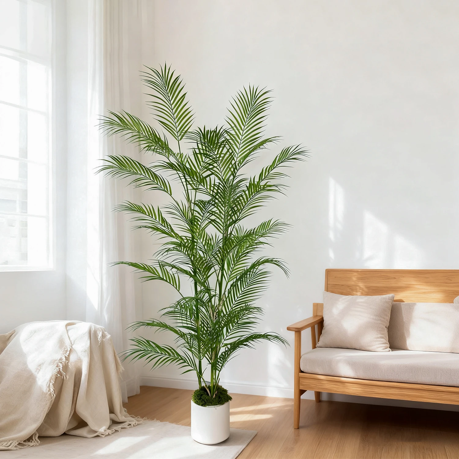 120-190cm Large Artificial Pal - Interior Design Office review and price