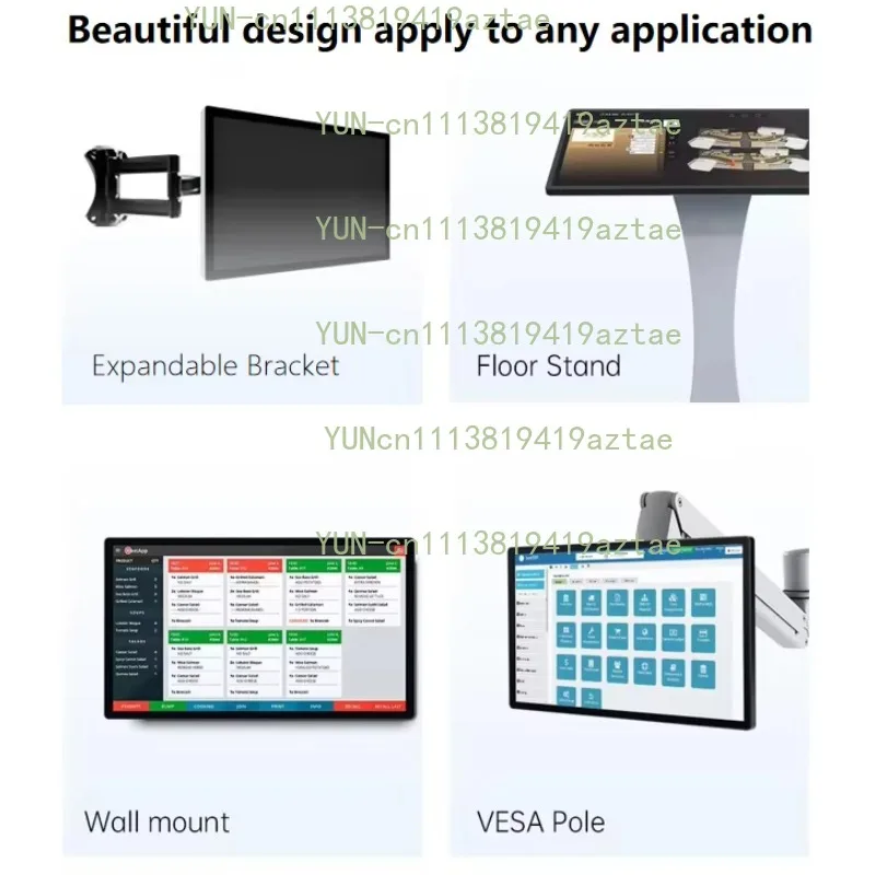 Android 14 All in One 21.5 23.6 24 32'' Lcd Capacitive Touch Screen Advertising DisplayDisplay Wall Mount Digital Signage