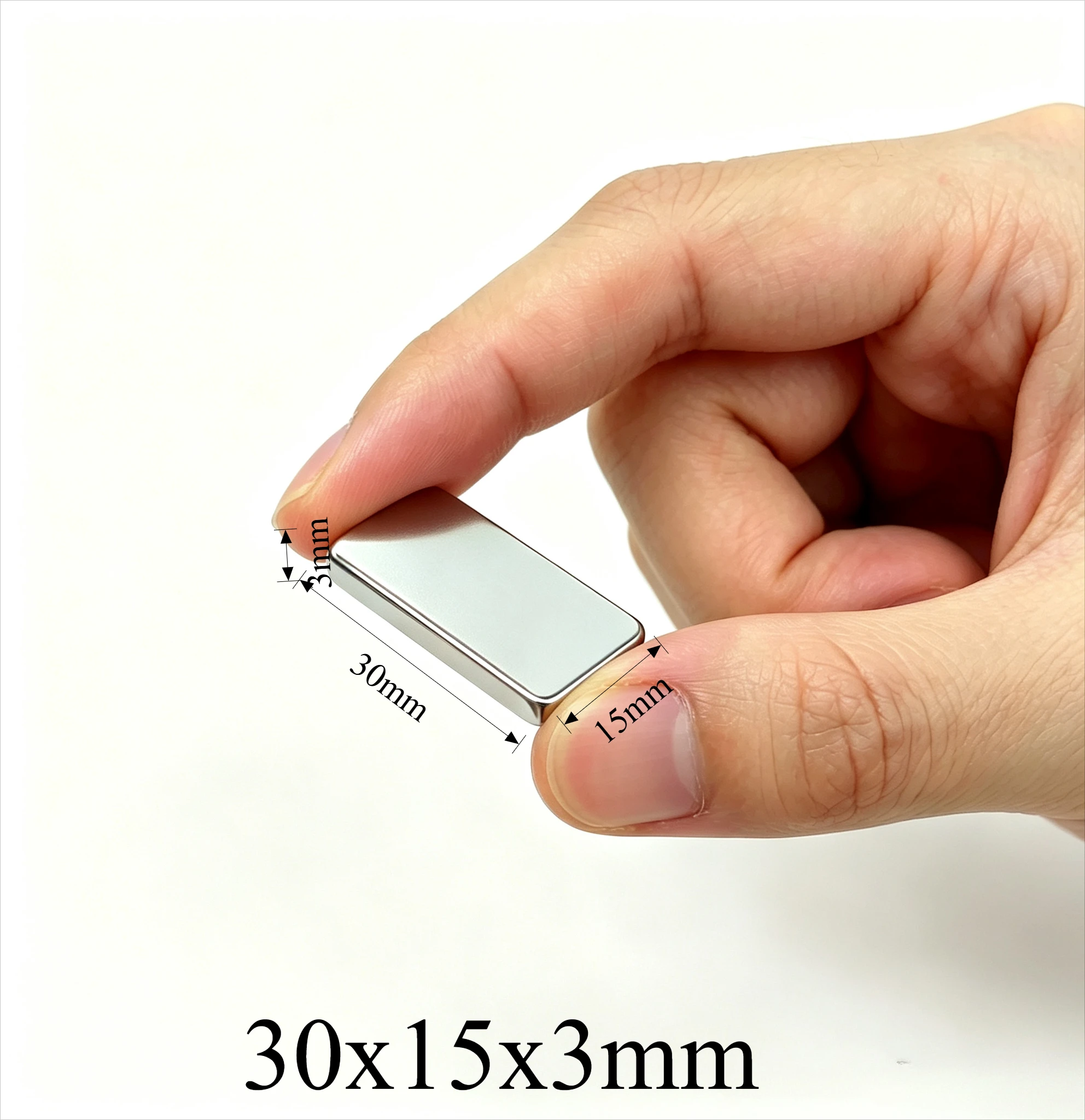 N35 30x15x3mm Block Neodymium Magnet Powerful Permanent NdFeB Magnet for DIY Hardware Repair 30*15*3mm