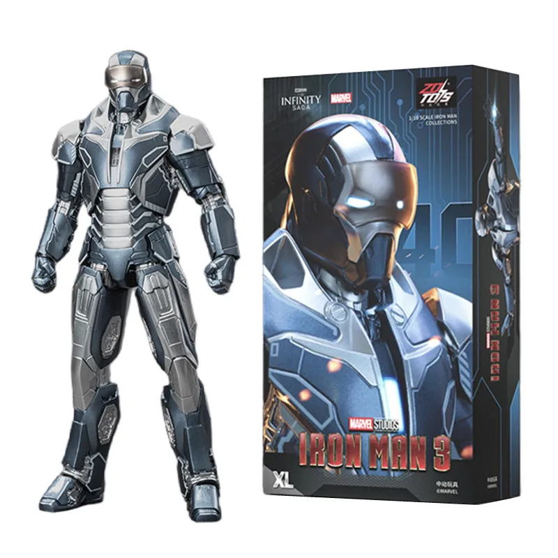 

ZD Marvel Toys 1:10 Железный человек Mark40 MK40 Персонаж Фигурка Фильм Железный человек 3 Тони Старк Броня Модель Коллекционировать