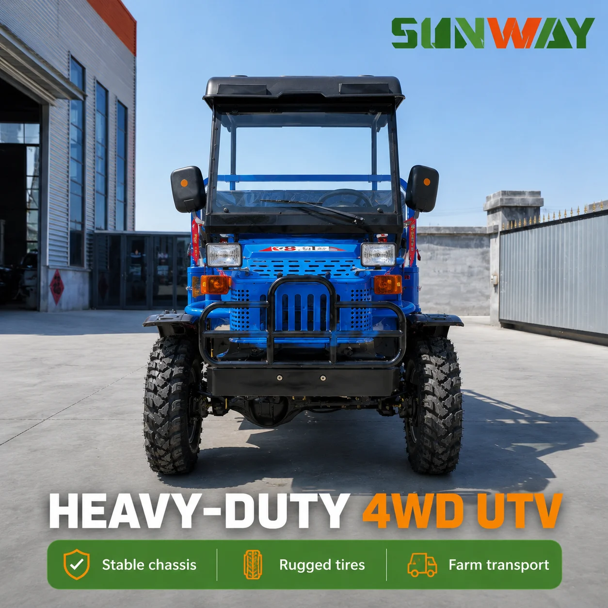 4x4 Palm Oil Plantation UTV Hydraulic Dump Bed Off Road Utility Vehicle For Estate Cargo Hauling
