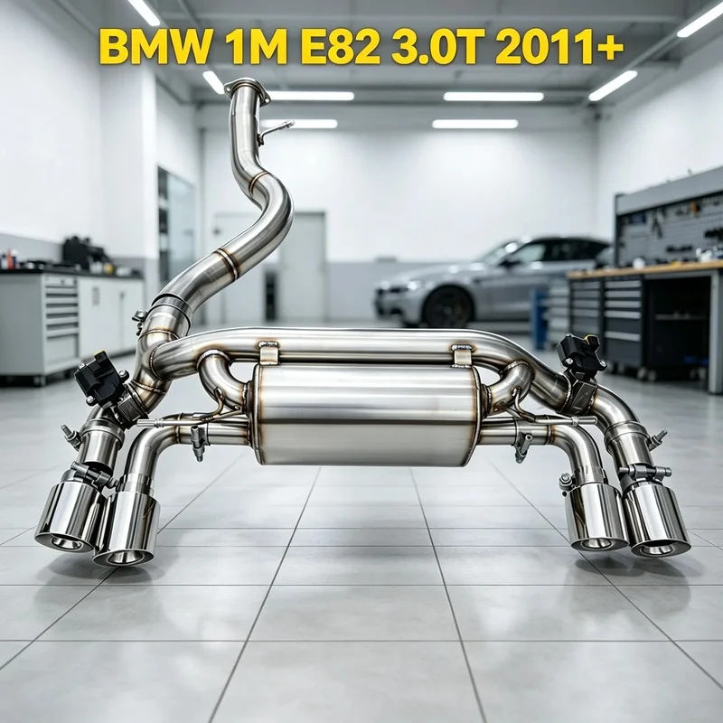 Automotive Racing Exhaust Components Stainless Steel Electronic Valve Catback Fit BMW 1M E82 3.0T 2011+
