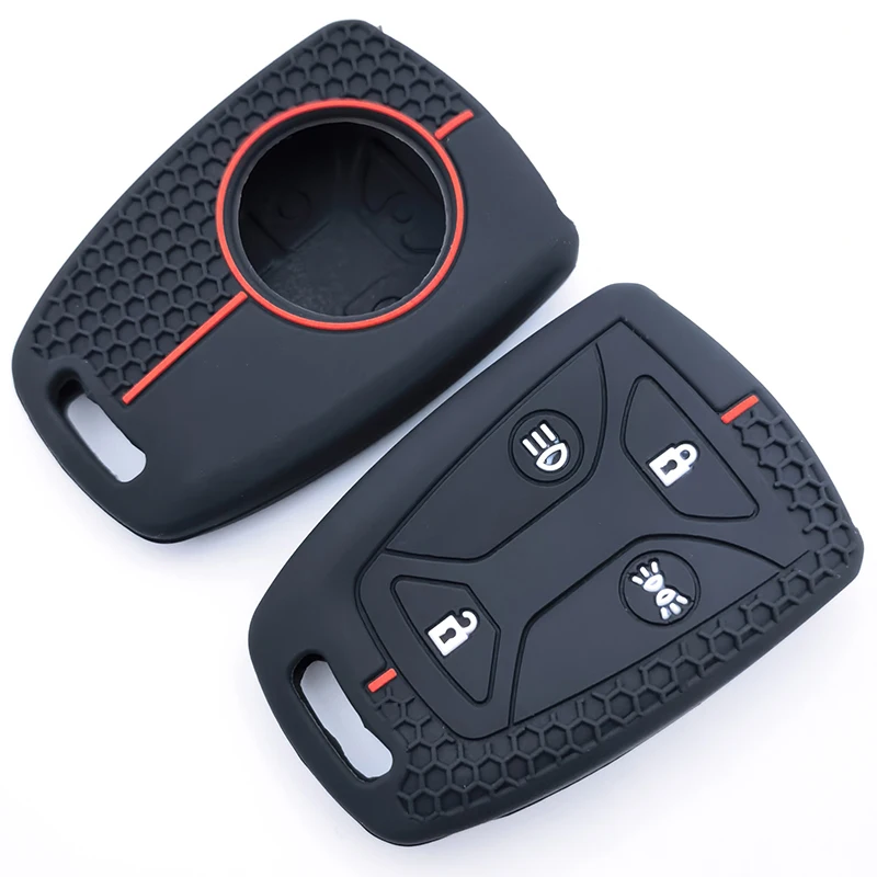 Para camión Saab DC13 143 148 141 R S G P Series Scania 1993 control remoto de silicona 4 botones llavero cadena anillo cubierta funda protector