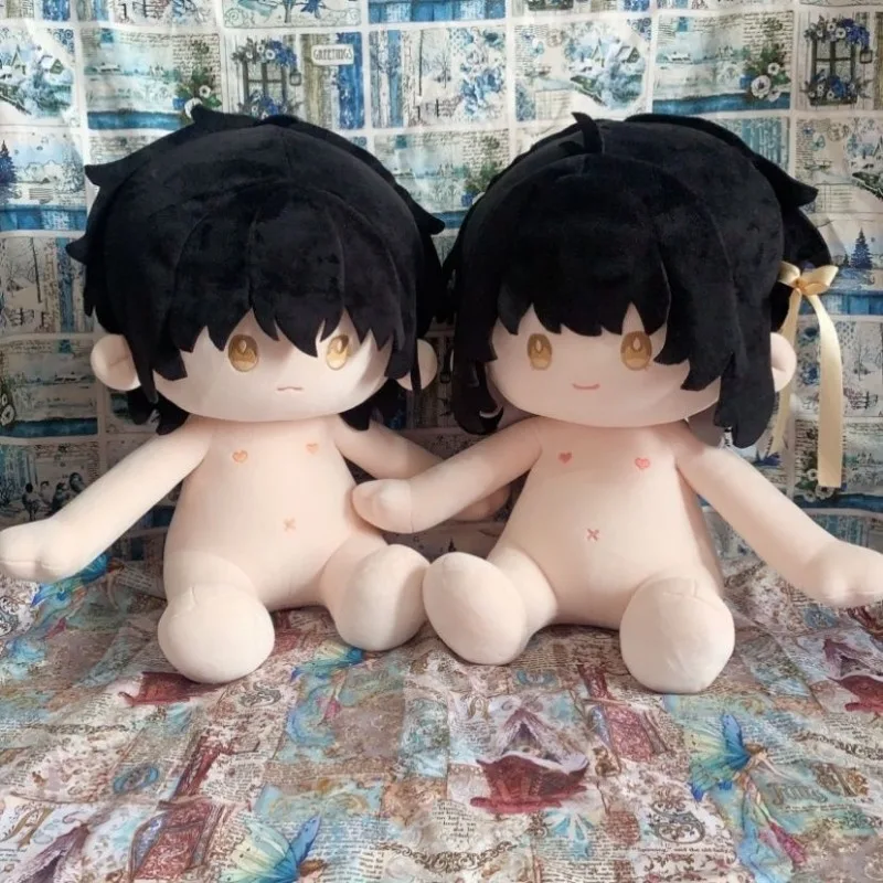 40cm Anime Game Wuthering Waves Rover Kawaii Cosplay Soft Cotton Doll Body Cartoon DIY Sitting Postures Toy Figures Fans Gifts