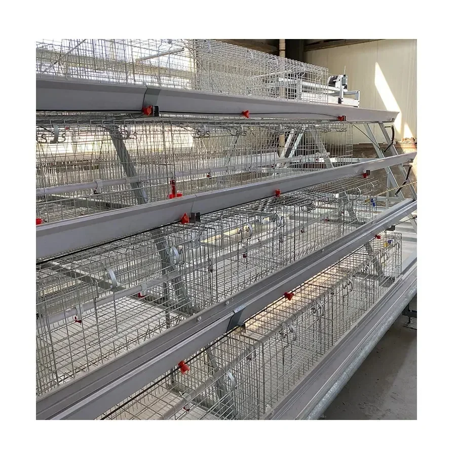 Four layers four doors 128 chickens Chicken egg laying hens cage Commercial Poultry Farming Equipment Chicken Layer Farming Cage