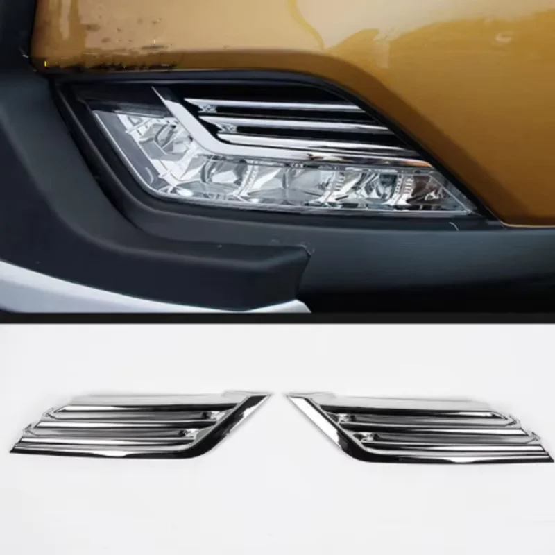 

1 Car styling front/rear fog lamp cover Nissan QashQai 2016-2022 ABS chrome-plated exterior accessories of high quality
