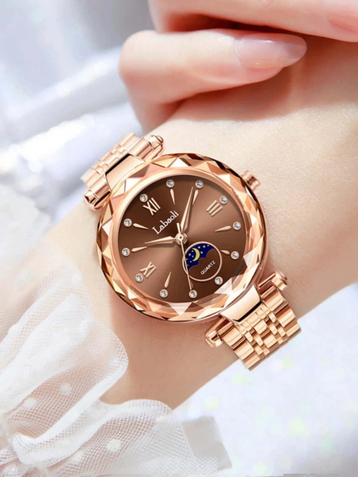 New light luxury women's watches, high-end women's watches, mirror models, trendy watches, women's watch series, female gifts