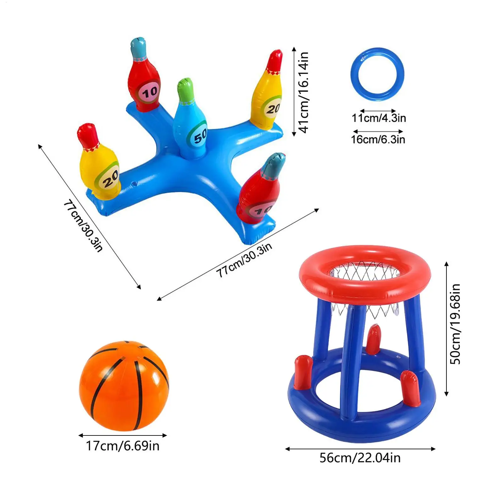 Floating Pool Throwing Toy Floating Tossing Balls For Adult Kids Swimming Accessories Lightweight Throw Game Set For Children's