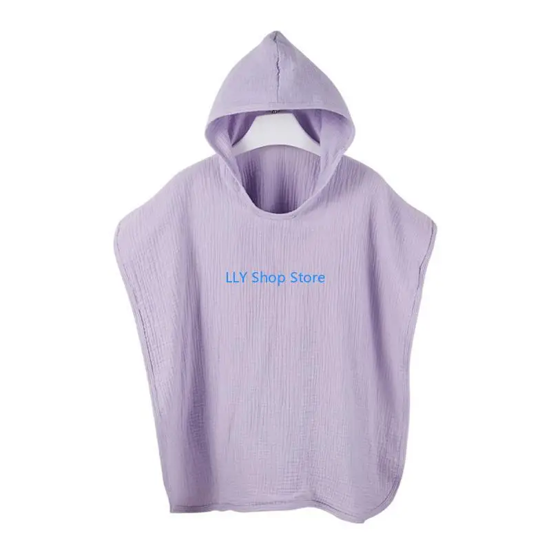 T8UD – serviette bain à capuche pour bébé, couverture peignoir très absorbante pour tout-petits nouveau-nés