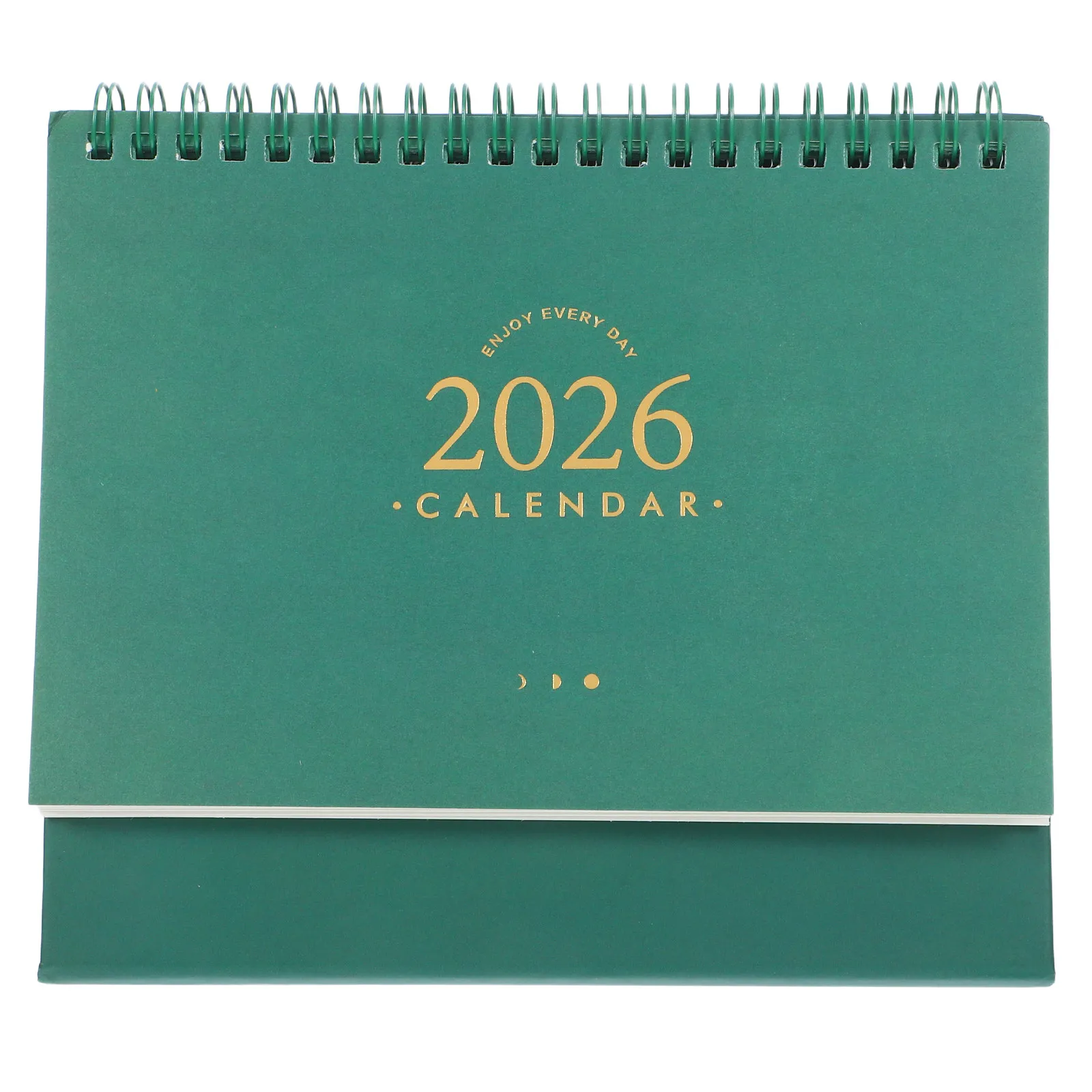 

Минималистичный настольный календарь-планировщик 2025.9-2026.12, маленький, настольный, с откидными страницами, на двойной пружине, для офиса, дома, школы, 2026 Tai Li