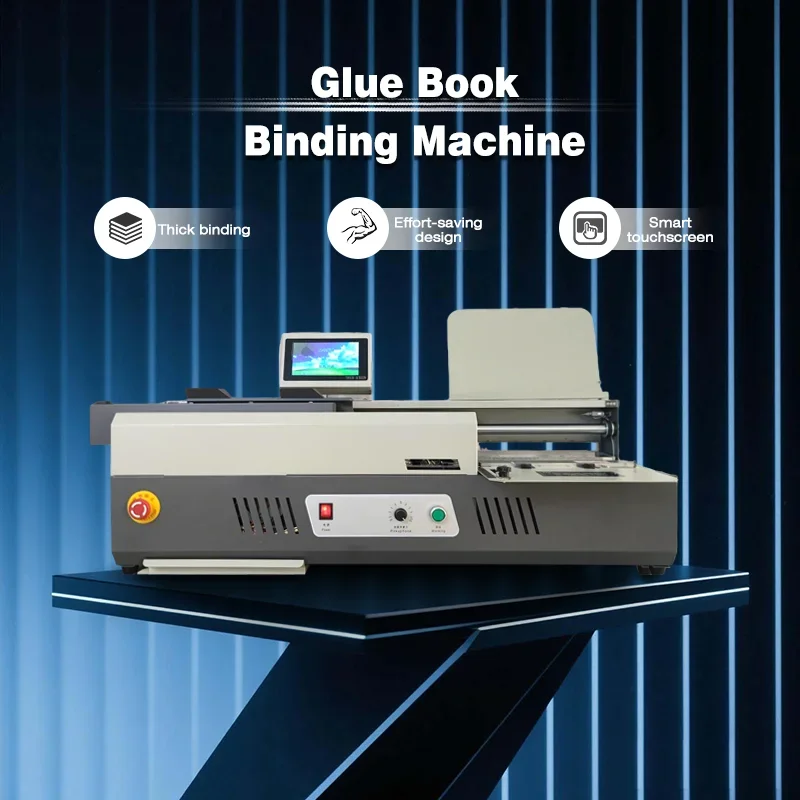 

Electric Heavy Duty Wireless Binding Square Back 600 Pages Book A4 Glue Binding Machine Professional Glue Binder Shop