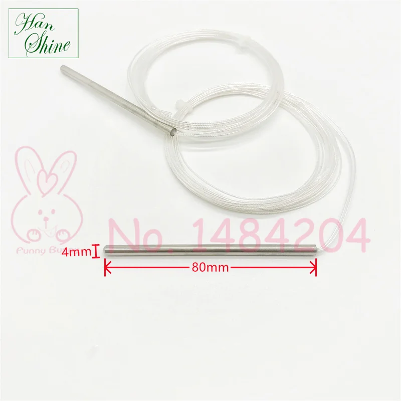 Produktbild von 2er-Pack 10K NTC-Temperatursonde – 1 M Kabel, Edelstahl, Wasserdicht, -25 Bis 125 °C, Mit XH2.54-Stecker