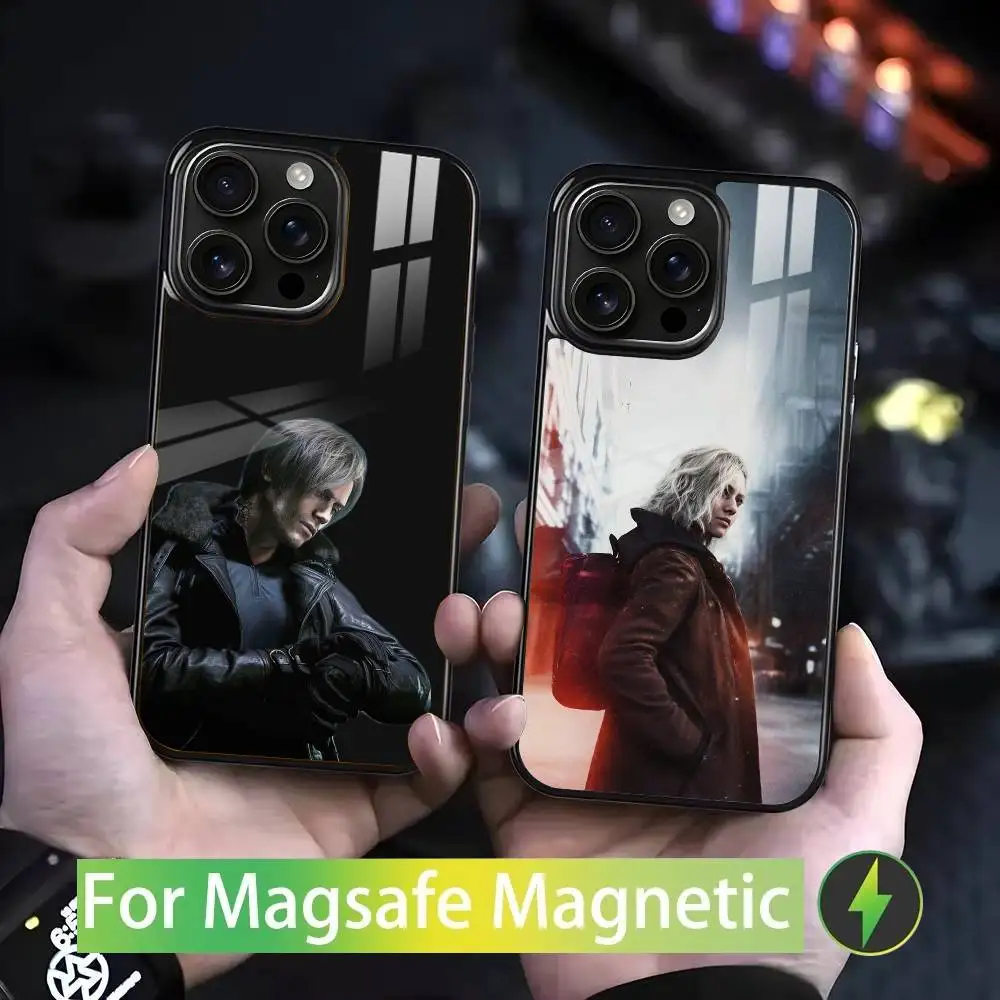 

R-Resident E-Evil Requiem Phone Case For IPhone 17 16 15 14 13 12 11 Pro Max Plus Mini Magsafe Mirror Wireless Magnetic Cover