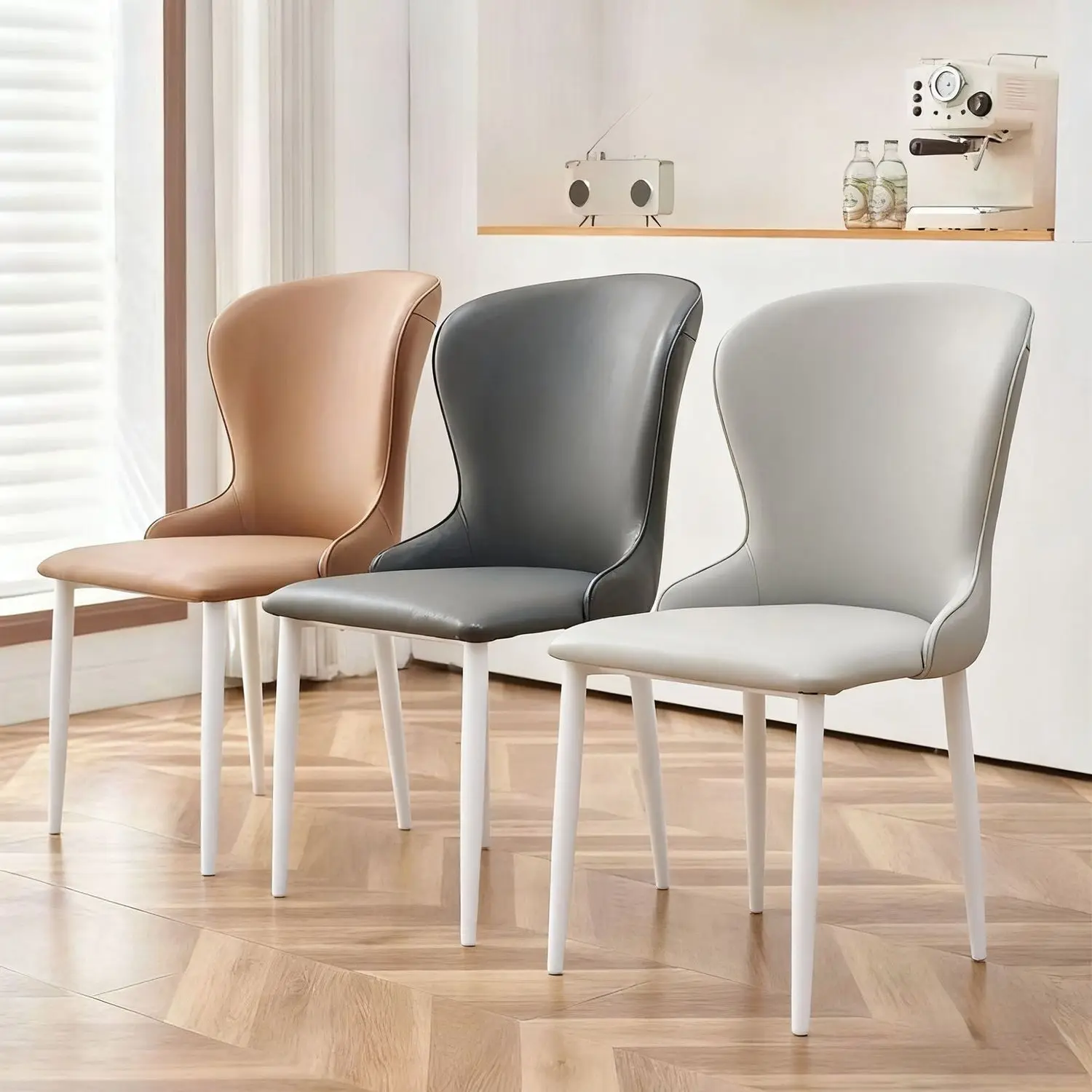 

Durable Metal Modern Eco-Friendly Dining Chair for Hotel and Restaurant Use in Dining Living Room Apartment Home Office