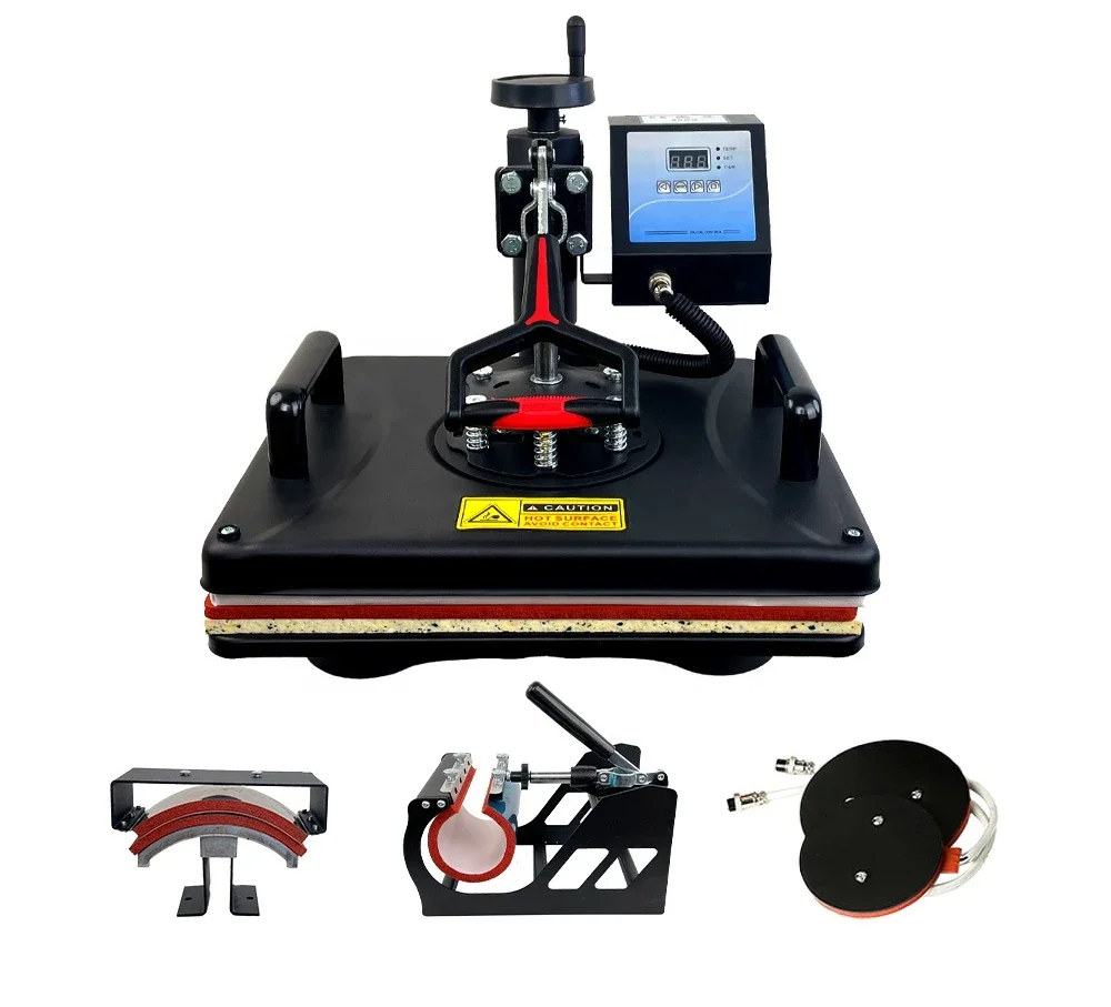 For 15 in 1 Heat Press Machine Sublimation Machine Tshirt Heat Press Transfer Machine
