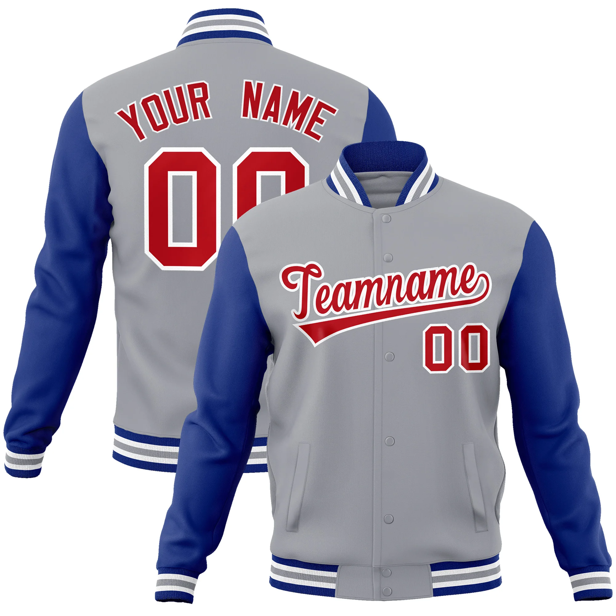 Custom Baseball Jacket Coat Stitched Letter Number Cotton Blend Letterman Baseball Sports Jacket For Adult Boys