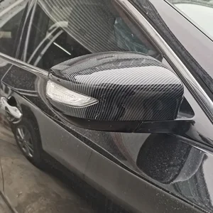 لنيسان ألتيما سنترا / سيلفي 2013-2018 سيارة الرؤية الخلفية مرآة غطاء ملصق غطاء الجناح الباب الخارجي حالة تقليم ألياف الكربون أفضل 12 مبيعات نيسان سنترا غطاء مرآة - رقم 12