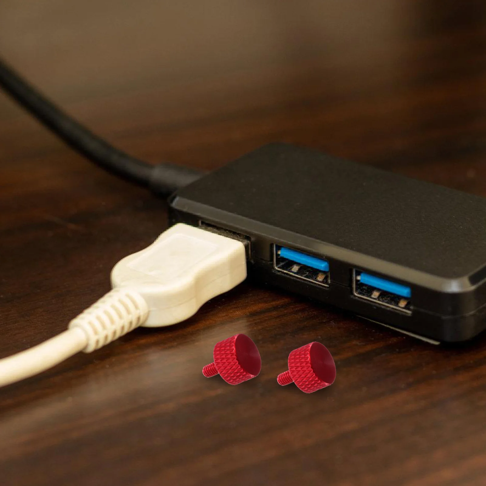 

30pcs Computer Case Thumb M3X6 Aluminum Alloy Knurled Hand-Twisted Screws For Pc Mounting Motherboard Fasteners Desktop Hardware