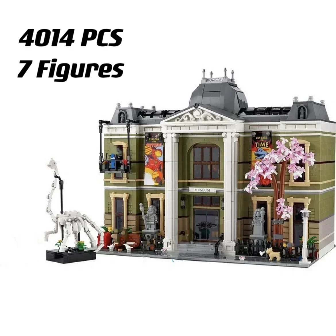 

2023 New History Museum 10326 Biggest Modular Building Set Architecture Street View Building Blocks Toy Kids Gift