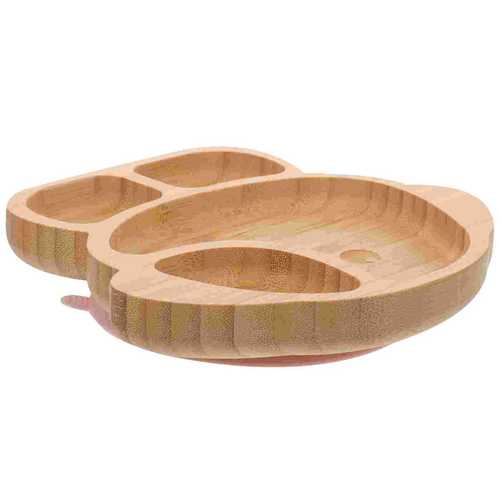 Food Plate Lunch Divided Tray Wood Dinner Plate Divided Food Dish Dinner Food Tray wood food plate wood plate