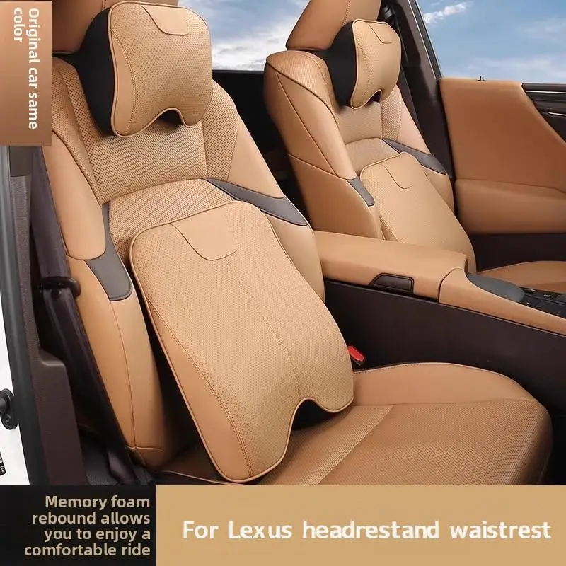 

Подходит для подголовника Lexus и поясничной поддержки Es200Es300H, подушка для шеи автомобиля Nx/Rx, подушка, аксессуары для салона автомобиля