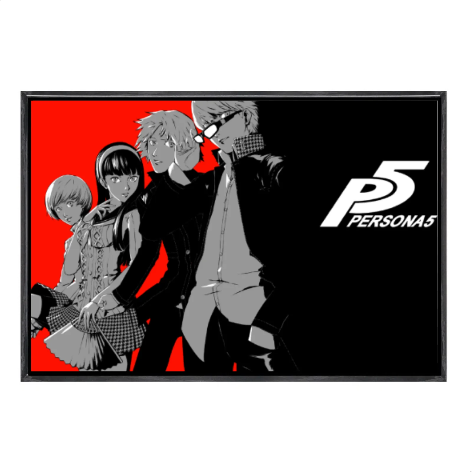 

Japanese Manga Multi-Size Canvas Poster Double Framed Wall Art, Persona 5 Home Decor for Living Room Bedroom