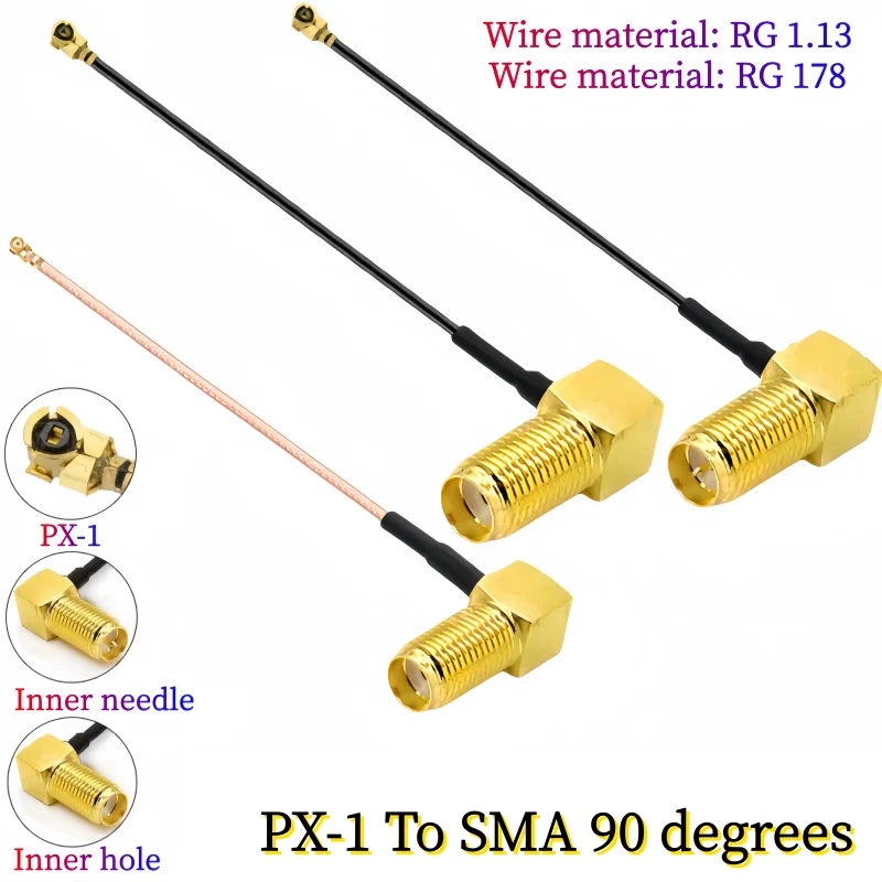 

U.FL/PX UFL MHF To RP-SMA-KE Connector SMA Connector Female Male Antenna WiFi Pigtail Cable Ufl 1.13mm Pick