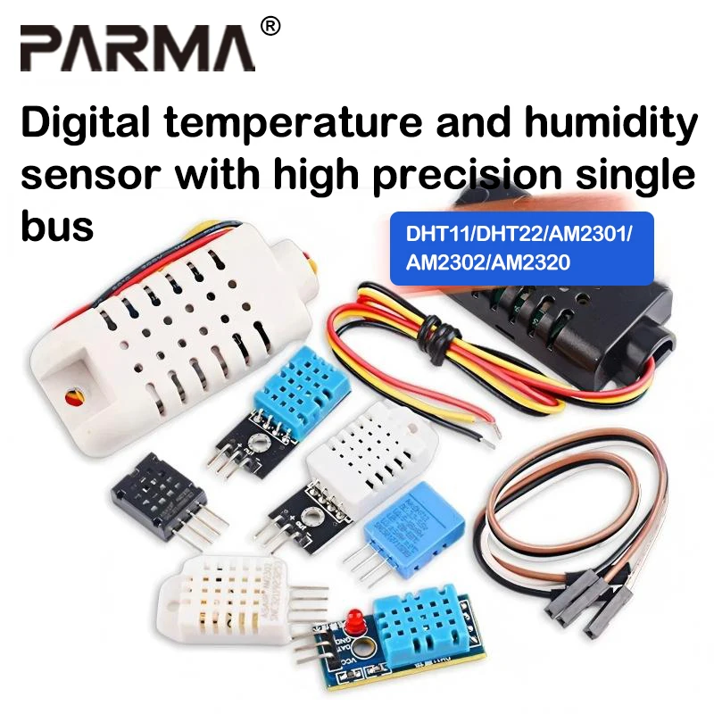 DHT11/DHT22/AM2301/AM2302/AM2320 Digital Temperature and Humidity Sensor - High Precision Single Bus
