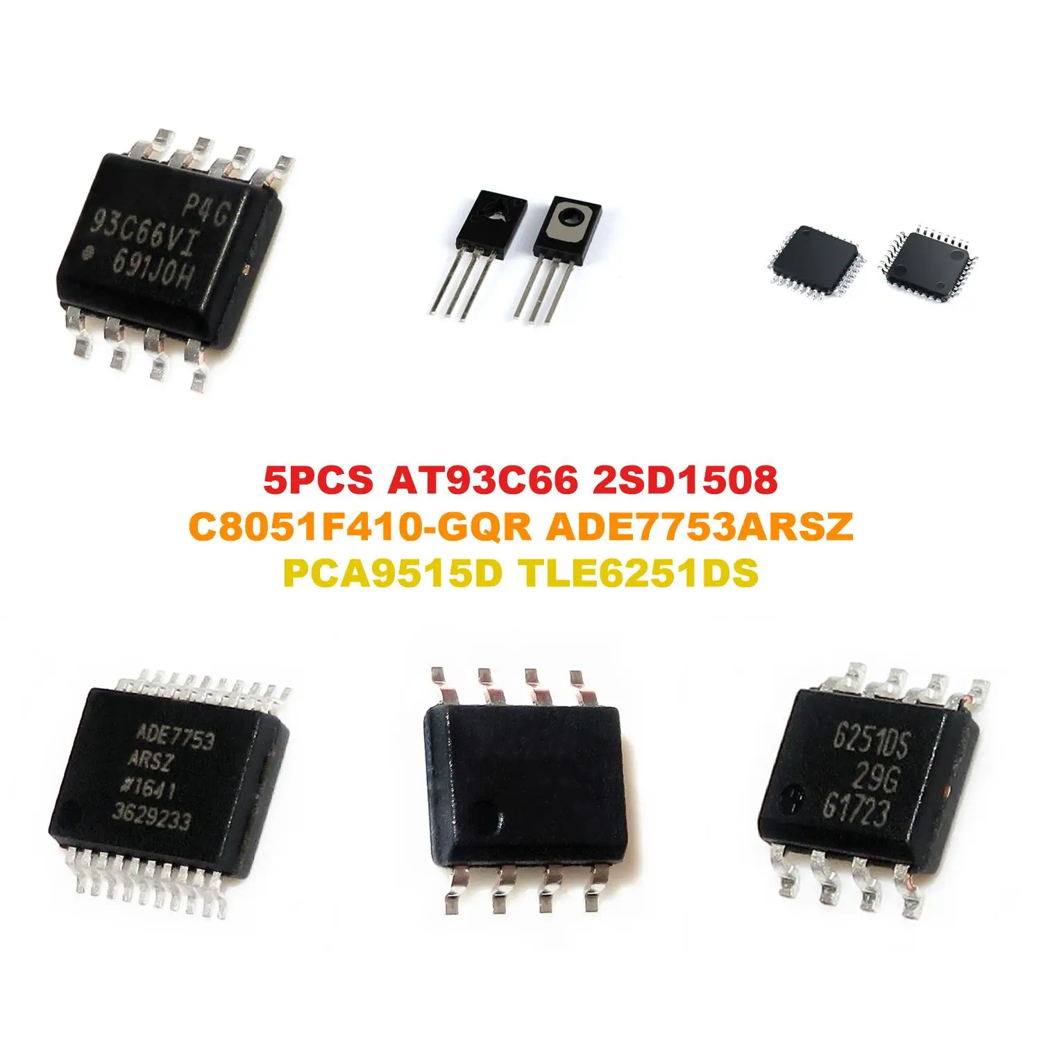 AT93C66 2SD1508 C8051F410-GQR ADE7753ARSZ PCA9515D TLE6251DS