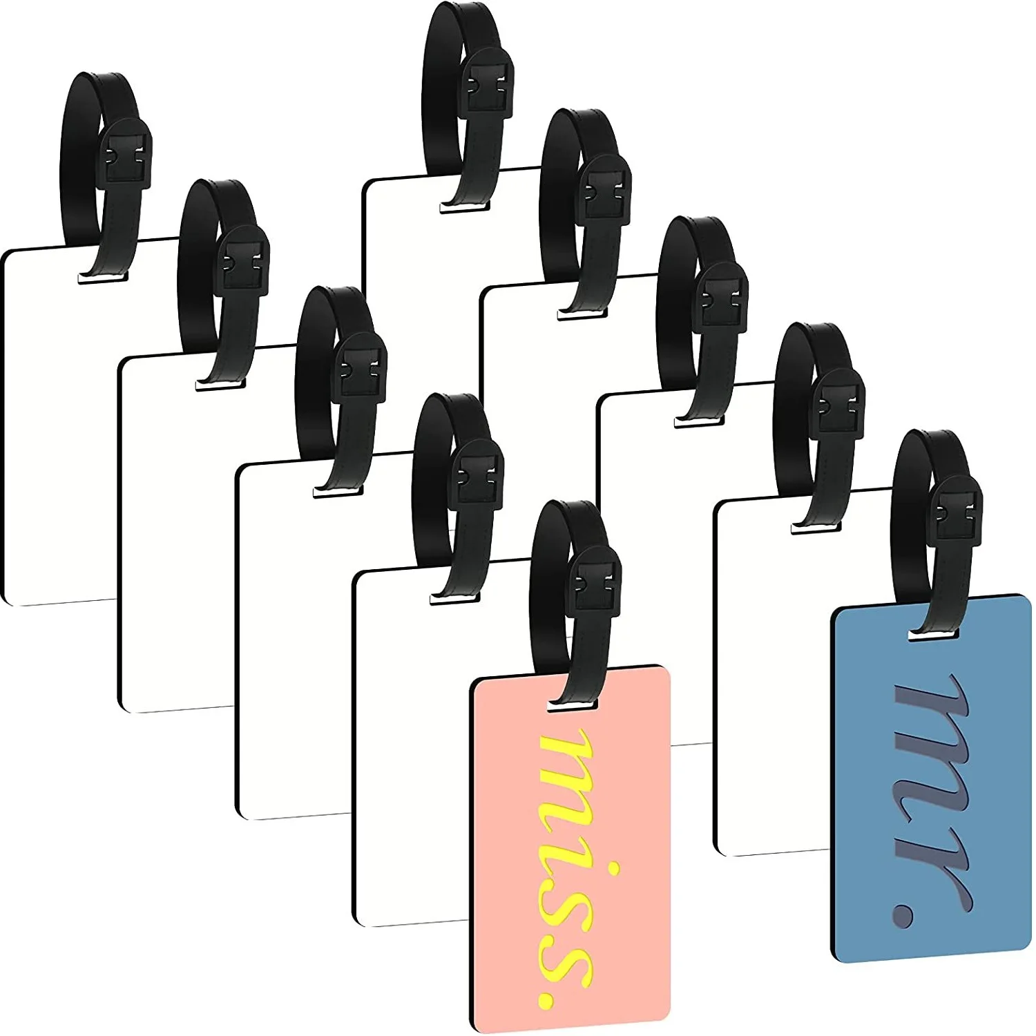 20/40 Pcs Blank Wooden Luggage Tag, Tag Card, Wooden Keychain Tag, Used For Diy Painting And Hot Printing Of Pictures