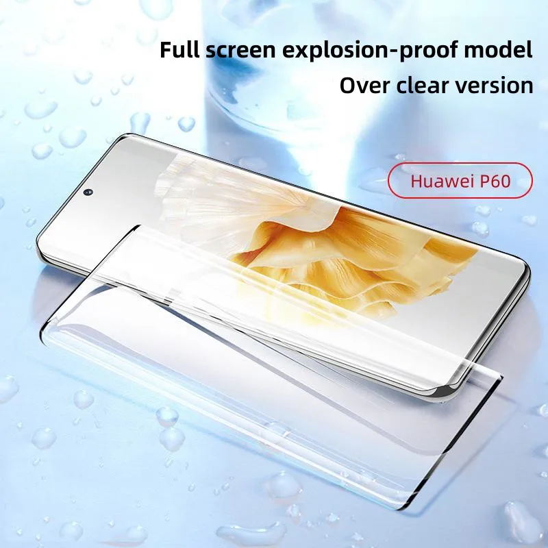 

Phone Film Compatible with Huawei P70/P60/P50pro/p40pro Toughened Film Transparent UV Curved Phone Protective Film Full Screen A