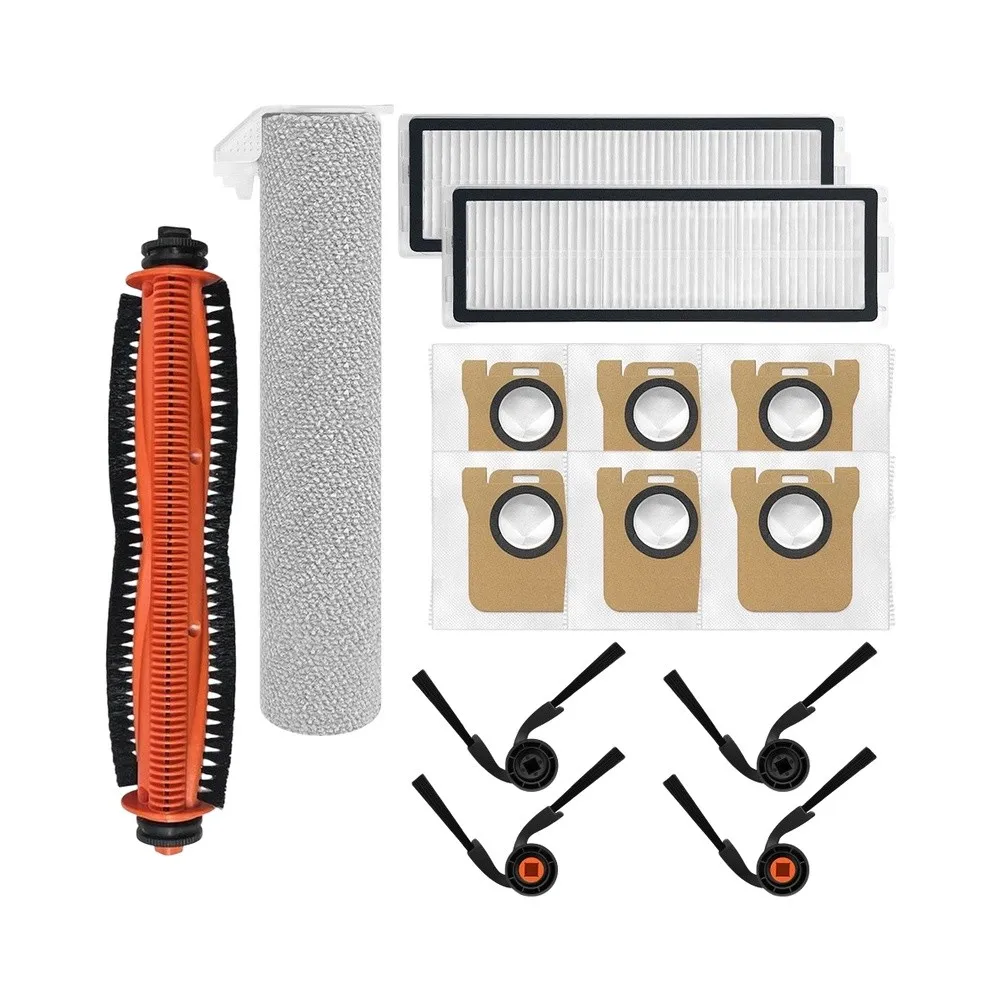 Anti-tangle Roller Brush PV32CN Replacement for kit For Home Cleaning Soft for velvet Fiber Material For Xiaomi Robot Vacuum 6