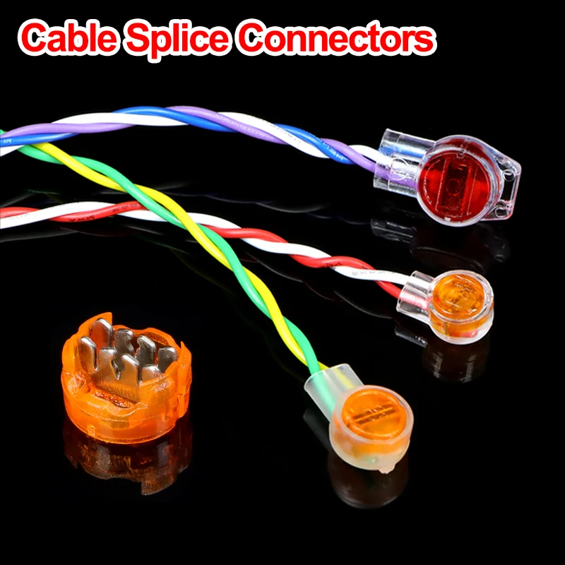 Gel Filled Wire Splice Connector K1 UY1 K2 UY2 K3 UR3 IDC Waterproof Butt Connector for Network Telephone Line Wiring Connection