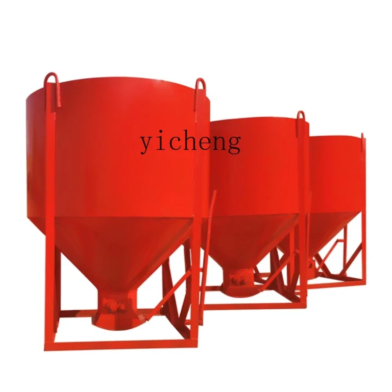 ZK concrete tower crane material string bucket multifunctional hopper long tube crooked nozzle hopper