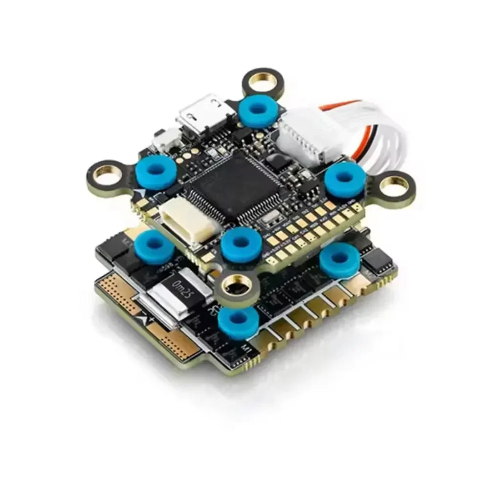 Hobbywing Xrotor AM32 45A ou 65A 4 em 1 G2 ESC 3-6S e F7 Combo de controlador de vôo conversível para RC FPV Racing Drone