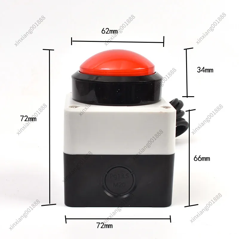 62mm Wireless Custom Button USB Remote Buzzer Computer Macro Shortcut Programming Key for Keyboard Mouse