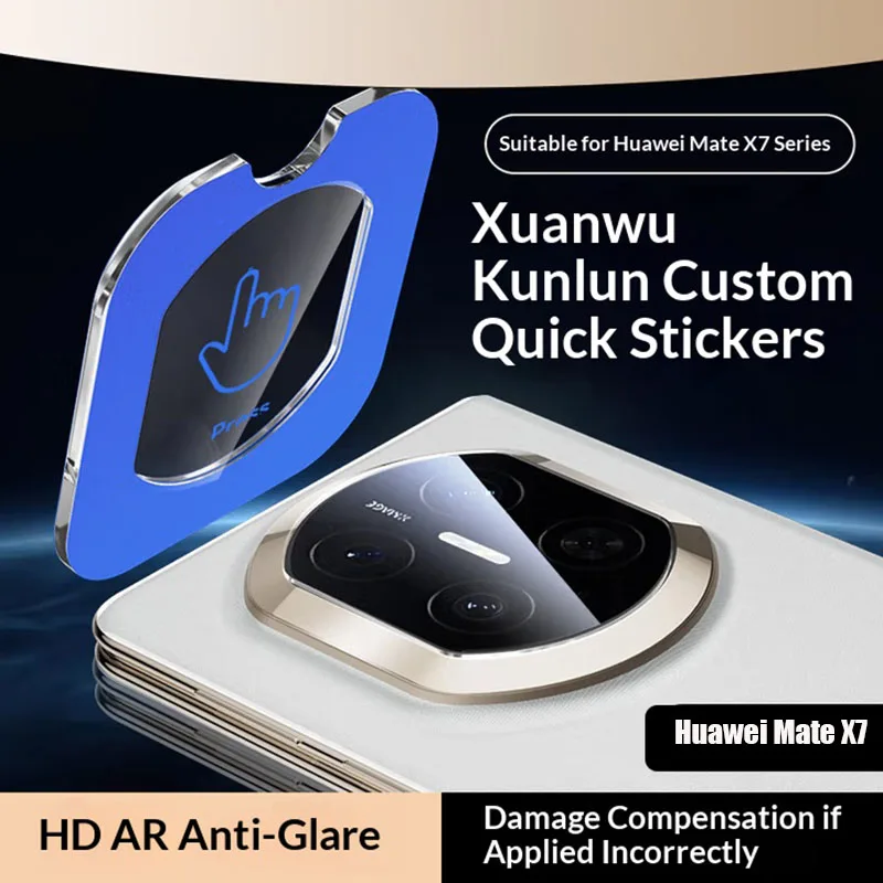 Volle Kleber Kamera Objektiv Schutz für Huawei Mate X7 Kamera Protektoren Film Glas Für Mate X7 Objektiv Abdeckung Locator Installation