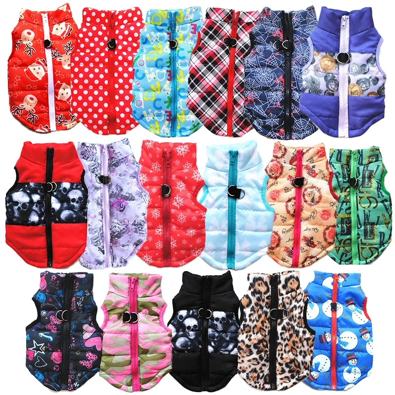 Warm Dog Clothes For Small Dog Windproof Winter Pet Dog Coat Jacket Padded Clothes Puppy Outfit Vest Yorkie Chihuahua Clothes