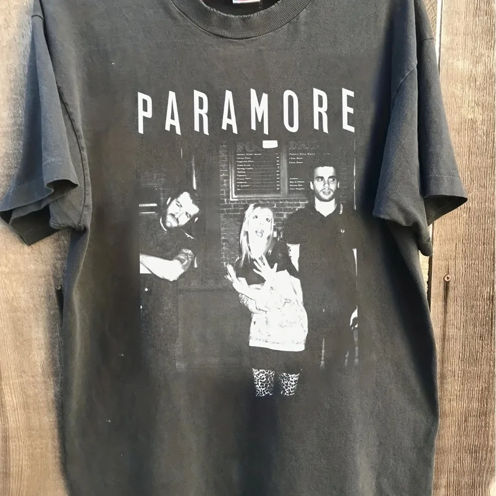 Nueva camiseta de verano para hombre de Paramore Band Rare Design, adecuada tanto para hombres como para mujeres, camiseta informal y a la moda