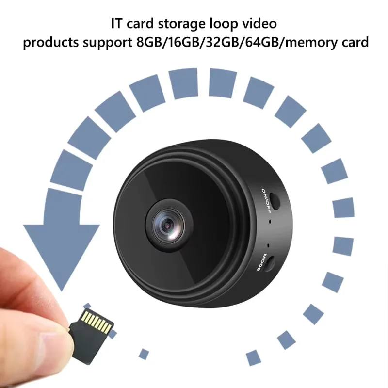 2025 nueva 4K A9 Mini cámara Wifi vídeo inalámbrico IR visión nocturna detección de movimiento vigilancia de seguridad para el hogar Monitor