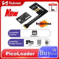 PicoLoader sin soldadura para GameCube Open Source basado en RP2040 para consola NGC DOL-001/DOL-101, compatible con lanzamiento de Software de elaboración casera