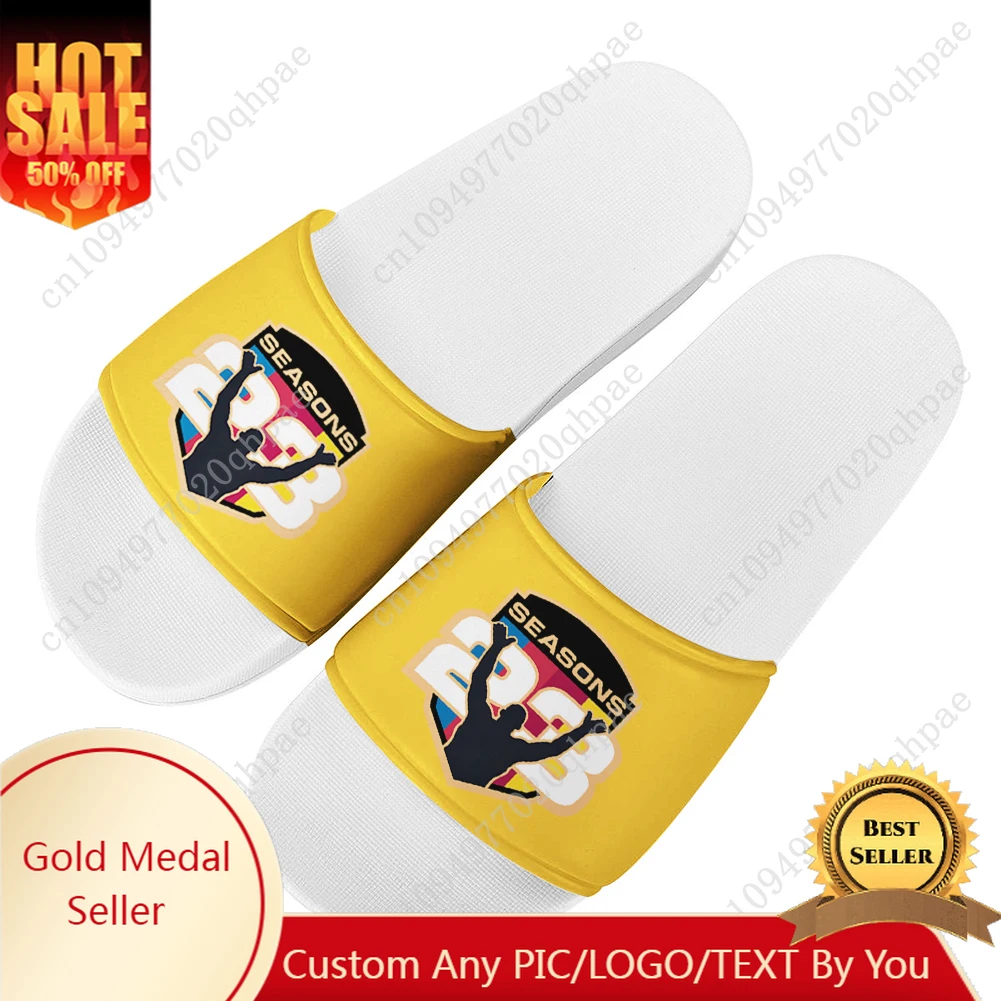 

Basketball Slippers 23 Seasons King Los Angeles Home Bathroom Sandals Water Shoes Men Women Teenagers Customized Summer Slipper