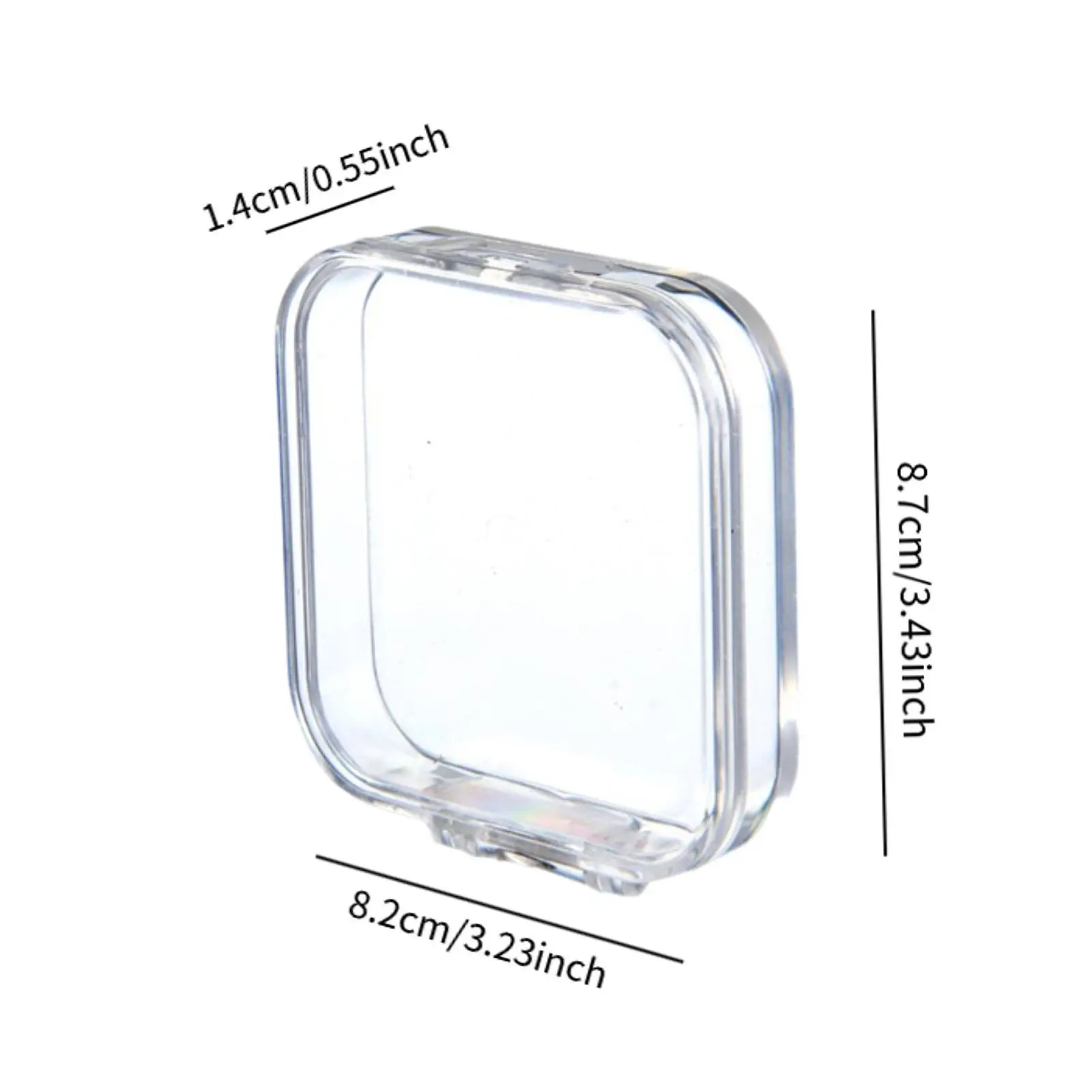 Anime Badges Display Box Dustproof Organizer Sturdy Lightweight Transparent